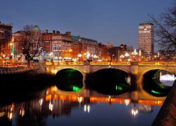 Ponte della città di Dublino