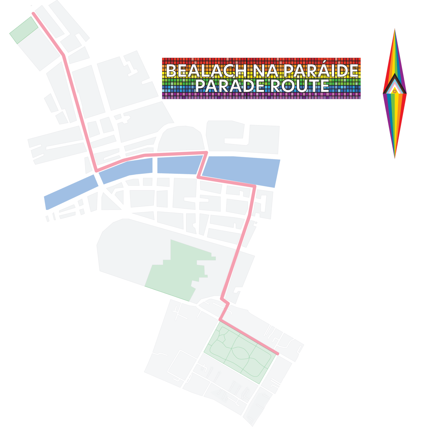 Dublin Pride Parade Route