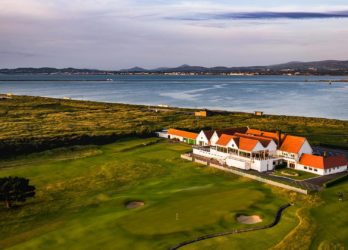 Vue du dessus du Clubhouse du Royal Dublin