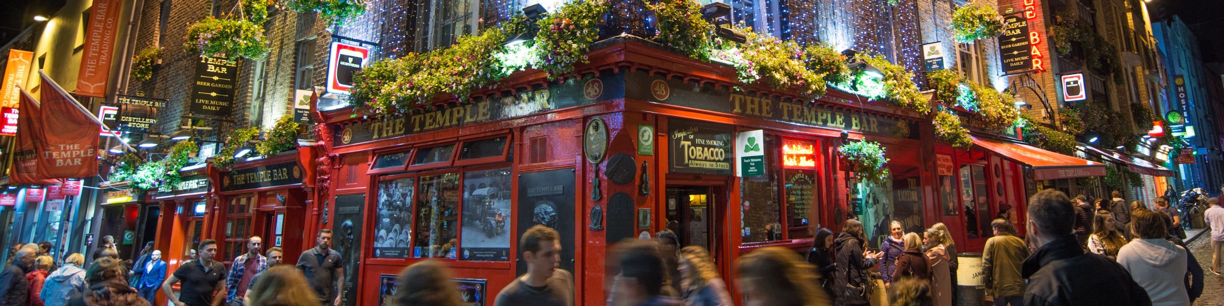 The Temple Bar near to The Grafton Hotel